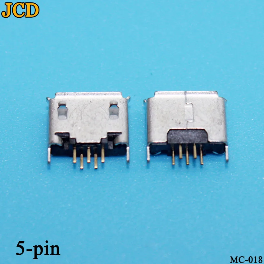 JCD 10 шт. вертикальный MICRO mini USB 5pin гнездовой разъем 180 градусов 5P Прямой