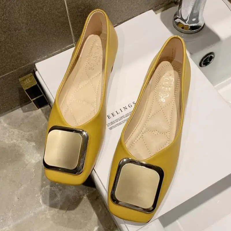 Spring Autumn Flat Shoes Women Fashion Square Toe Fresh Color Office Lady Weekends Slip on Loafers Women Flat Heel Driving Shoes
Spring Autumn Flat Shoes Women Fashion Square Toe Fresh Color Office Lady Weekends Slip on Loafers Women Flat Heel Driving Shoes