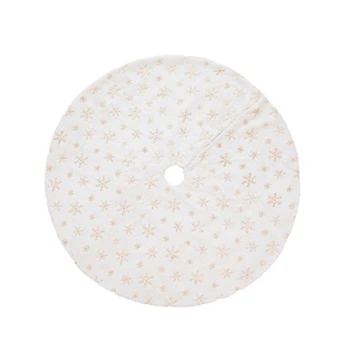 White Tree Skirt 90cm High-Grade Plush Bead Embroidered Christmas Tree Group Christmas Tree Decorations
White Tree Skirt 90cm High-Grade Plush Bead Embroidered Christmas Tree Group Christmas Tree Decorations