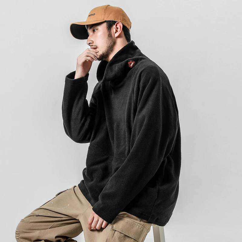 Mens Autumn and Winter Warm Sweatshirts for Men Turtle Neck Pullover with Kangaroo Pocket Simple Design Crewneck Streetwear
Mens Autumn and Winter Warm Sweatshirts for Men Turtle Neck Pullover with Kangaroo Pocket Simple Design Crewneck Streetwear