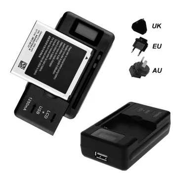 Mobile Universal Battery Charger LCD Indicator Screen For Cell Phones USB-Port Travel Power Charging Adapter USB-Port
Mobile Universal Battery Charger LCD Indicator Screen For Cell Phones USB-Port Travel Power Charging Adapter USB-Port