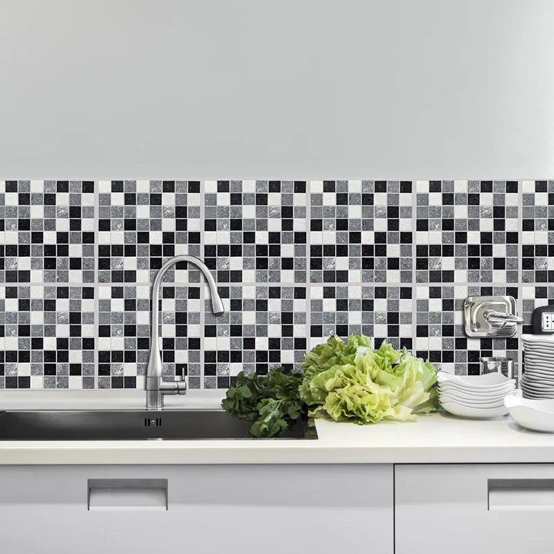 Mosaic Tiles 3D Kitchen Stickers Waterproof Decal DIY Tile Antifouling Kitchen Self Adhesive Wallpaper
Mosaic Tiles 3D Kitchen Stickers Waterproof Decal DIY Tile Antifouling Kitchen Self Adhesive Wallpaper