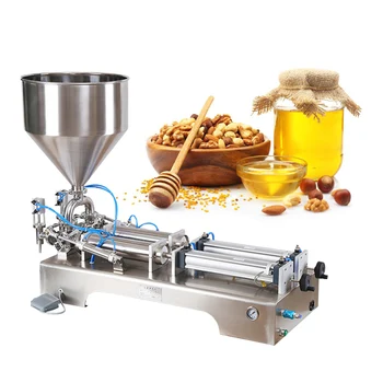 Foot-controlled double-head paste filling machine pneumatic multi-function liquid paste dual-use quantitative filling machine
Foot-controlled double-head paste filling machine pneumatic multi-function liquid paste dual-use quantitative filling machine