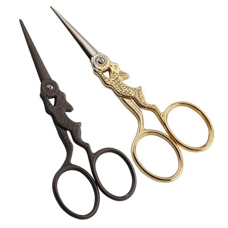 4 inch Vintage Antique Zakka Cross Stitch Steel embroidery Sewing Scissors Handicraft DIY Retro Home Tool Crane Tailor Scissors
4 inch Vintage Antique Zakka Cross Stitch Steel embroidery Sewing Scissors Handicraft DIY Retro Home Tool Crane Tailor Scissors