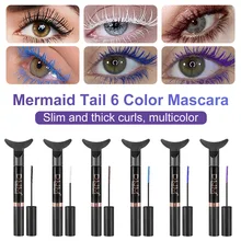 5ML Colorful Mascara Mermaid Tail Tube Waterproof Long Lasting Eye Lashes Lengthening Curling Long-wearing Eyes Mascara
5ML Colorful Mascara Mermaid Tail Tube Waterproof Long Lasting Eye Lashes Lengthening Curling Long-wearing Eyes Mascara