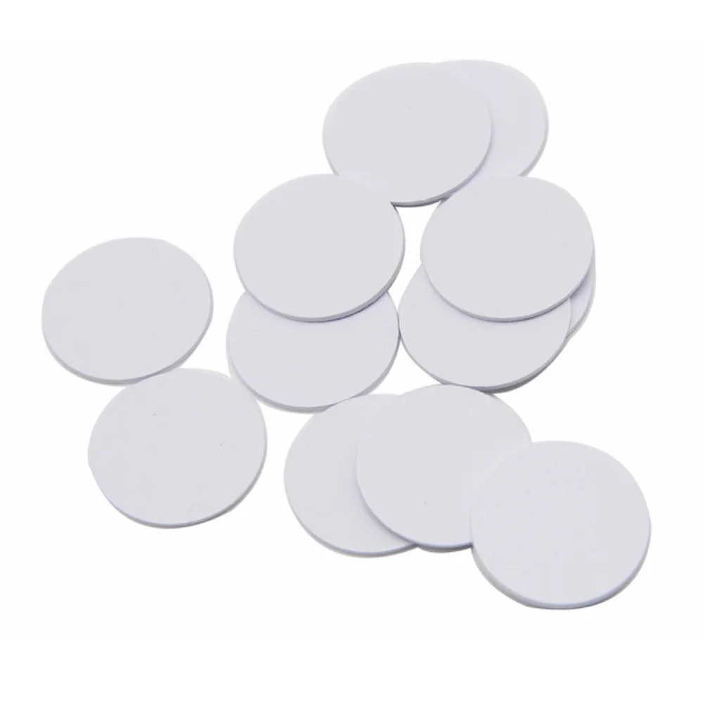 (100PCS/LOT) DELLON 25mm RFID Round Shape Sticker Adhesive Card Programmable 125khz T5577 Rewritable Smart Tags
(100PCS/LOT) DELLON 25mm RFID Round Shape Sticker Adhesive Card Programmable 125khz T5577 Rewritable Smart Tags