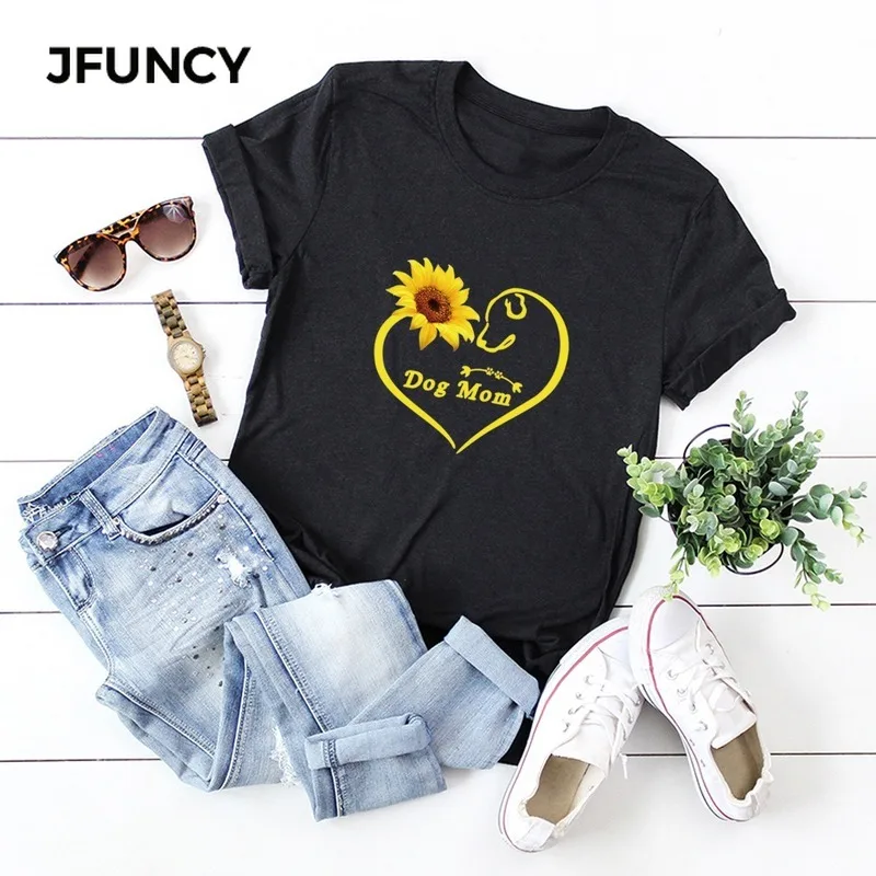 JFUNCY 2020 Summer Plus Size Tees Women Cotton T Shirt Oversize Short Sleeve Loose Female Tops Sunflower Print Lady T-shirt
JFUNCY 2020 Summer Plus Size Tees Women Cotton T Shirt Oversize Short Sleeve Loose Female Tops Sunflower Print Lady T-shirt