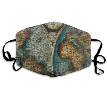 Old World Map Art Vintage Dust Mouth Mask Reusable Anti-Dust Face Mask Adjustable Earloop Skin Protection
Old World Map Art Vintage Dust Mouth Mask Reusable Anti-Dust Face Mask Adjustable Earloop Skin Protection