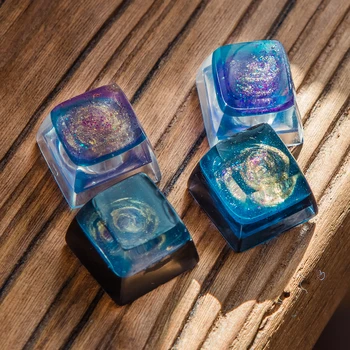 1pc handmade resin keycap for MX switch mechanical keyboard Nebula individuality transparent key cap OEM profile
1pc handmade resin keycap for MX switch mechanical keyboard Nebula individuality transparent key cap OEM profile