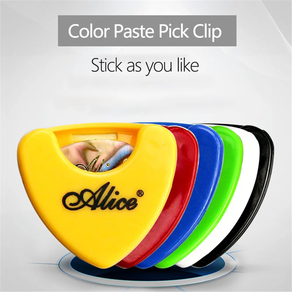 Alice Guitar Pick Holder Large Capacity Plastic Plectrum Case with Self Adhesive Sticker for Guitar Parts Guitar Plectrum Holder
Alice Guitar Pick Holder Large Capacity Plastic Plectrum Case with Self Adhesive Sticker for Guitar Parts Guitar Plectrum Holder