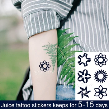 Waterproof Temporary Juice Ink Tattoo Sticker Sun Totem Geometric Shape Fruit Gel Long Lasting Tatto Art for Men Women
Waterproof Temporary Juice Ink Tattoo Sticker Sun Totem Geometric Shape Fruit Gel Long Lasting Tatto Art for Men Women