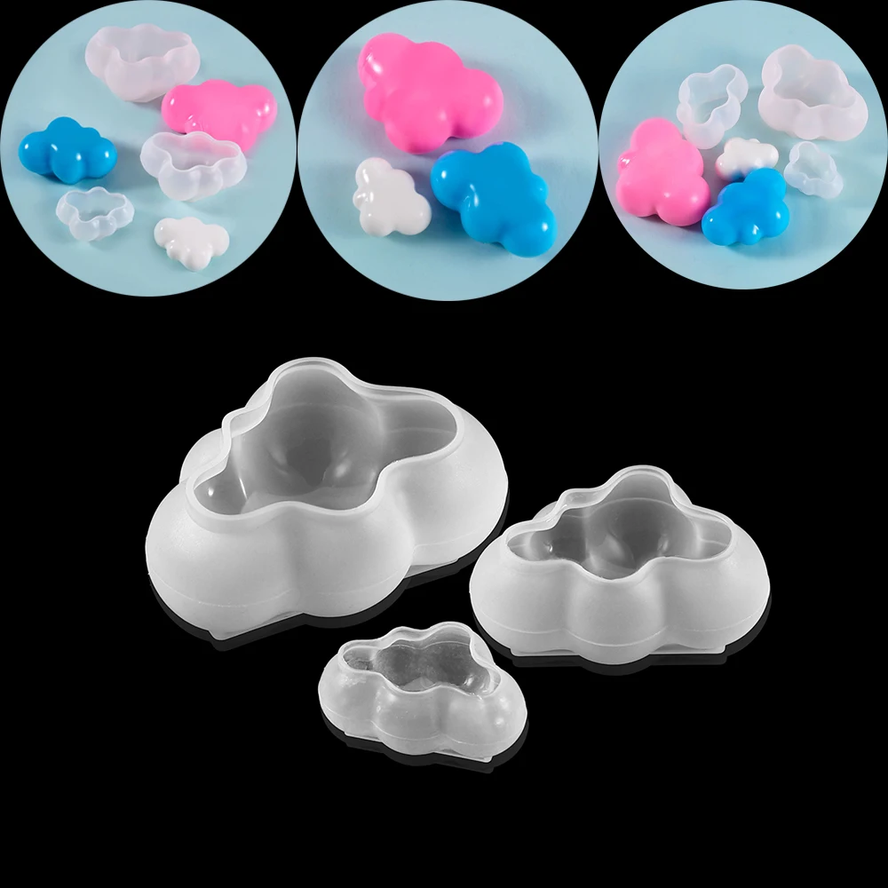 3 Sizes Crystal Epoxy Silicone Mold Stereo Lovely Large and Medium Cloud Mirror Gypsum Baking Epoxy Silicone Mold For DIY Making
3 Sizes Crystal Epoxy Silicone Mold Stereo Lovely Large and Medium Cloud Mirror Gypsum Baking Epoxy Silicone Mold For DIY Making