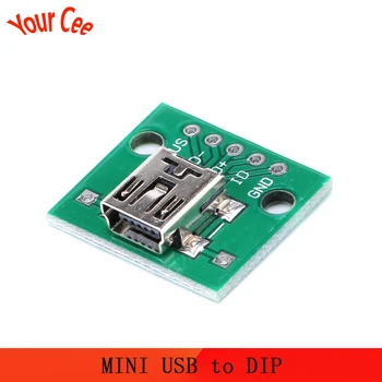 2/5/10Pcs Mini USB to DIP 2.54mm Adapter Connector Module Board Panel Female 5-Pin Pinboard 2.54mm Mini USB PCB Type Parts
2/5/10Pcs Mini USB to DIP 2.54mm Adapter Connector Module Board Panel Female 5-Pin Pinboard 2.54mm Mini USB PCB Type Parts