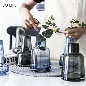 JO LIFE Home Decoration Creative Transparent Hydroponic Flower Pot Bottle Nordic Design Glass Vase
JO LIFE Home Decoration Creative Transparent Hydroponic Flower Pot Bottle Nordic Design Glass Vase