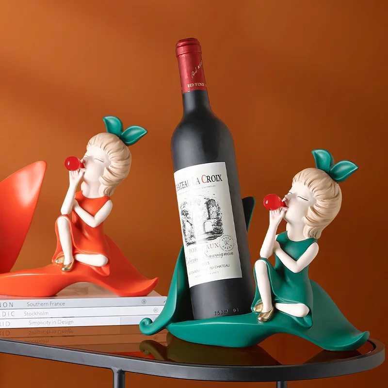 Statue for Red Wine Stand Home Restaurant Desktop Decoration Accessories Resin Ornament Lady Sculpture Wines Holder Girl Figure
Statue for Red Wine Stand Home Restaurant Desktop Decoration Accessories Resin Ornament Lady Sculpture Wines Holder Girl Figure