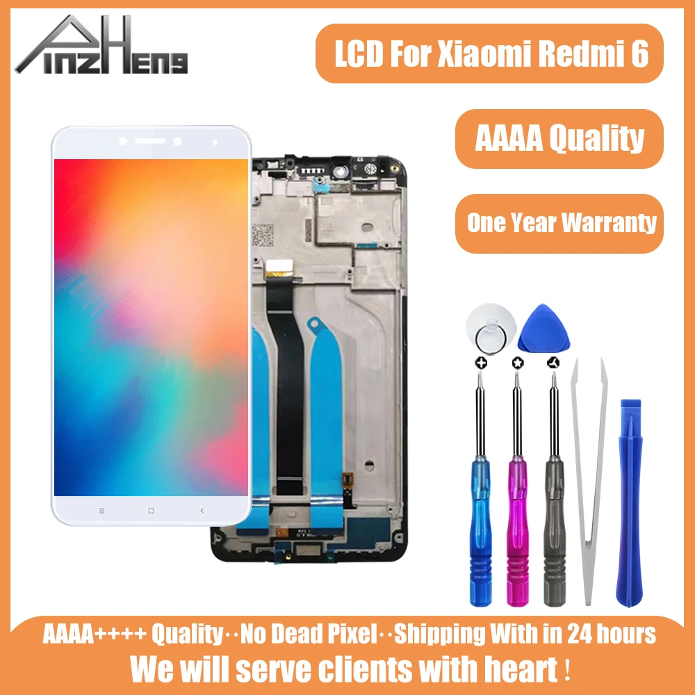 PINZHENG Original LCD For Xiaomi Redmi 6 LCD Display Touch Screen Replacement For Xiaomi Redmi 6 LCDS Digitizer Assembly
PINZHENG Original LCD For Xiaomi Redmi 6 LCD Display Touch Screen Replacement For Xiaomi Redmi 6 LCDS Digitizer Assembly