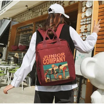 Big Capacity Women Backpack Retro Cartoon Printing Waterproof Nylon Shoulder Bags Schoolbags For Teenager Girl One Ring Backpack
Big Capacity Women Backpack Retro Cartoon Printing Waterproof Nylon Shoulder Bags Schoolbags For Teenager Girl One Ring Backpack