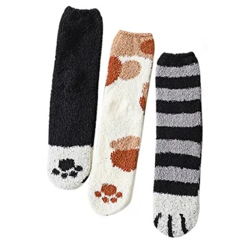 3Pairs New 2019 Cute Happy Socks Women Fashion Lovely Cat Claw Coral Thickening Fuzzy Autumn Winter Middle Socks 
3Pairs New 2019 Cute Happy Socks Women Fashion Lovely Cat Claw Coral Thickening Fuzzy Autumn Winter Middle Socks