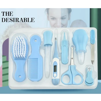 9PCS Baby Care Kit Infant Comb Scissors Nail Clipper for Newborn Children Health Medical Devices Thermometer Safe Nursery Set
9PCS Baby Care Kit Infant Comb Scissors Nail Clipper for Newborn Children Health Medical Devices Thermometer Safe Nursery Set