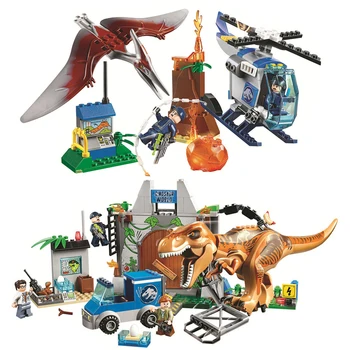 2pcs Jurassic World Park Pteranodon Escape T.rex Breakout Building Blocks Sets Classic Model Kids Toys Compatible Lepining 
2pcs Jurassic World Park Pteranodon Escape T.rex Breakout Building Blocks Sets Classic Model Kids Toys Compatible Lepining
