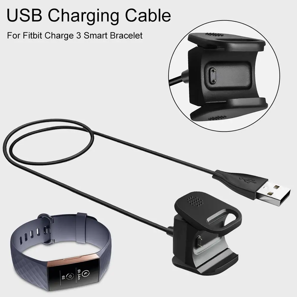 For Fitbit Charge 3 Smart Watch Replacement 100cm USB Charging Cable Travel Charger Adapter Smartwatch Accessories
For Fitbit Charge 3 Smart Watch Replacement 100cm USB Charging Cable Travel Charger Adapter Smartwatch Accessories