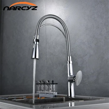 Kitchen Faucets Single Handle Pull Out Kitchen Tap Single Hole Handle Swivel 360 Degree Water Mixer Tap Mixer Tap XT-245
Kitchen Faucets Single Handle Pull Out Kitchen Tap Single Hole Handle Swivel 360 Degree Water Mixer Tap Mixer Tap XT-245