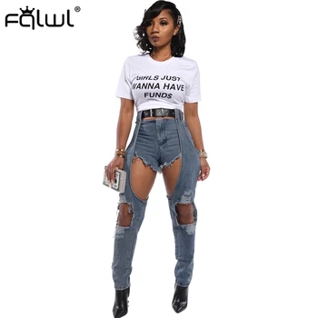 FQLWL Streetwear Holes Ripped Jeans For Women Pants Hollow Out High Waist Jeans Sexy Bodycon Ladies Skinny Jeans Women Trousers
FQLWL Streetwear Holes Ripped Jeans For Women Pants Hollow Out High Waist Jeans Sexy Bodycon Ladies Skinny Jeans Women Trousers