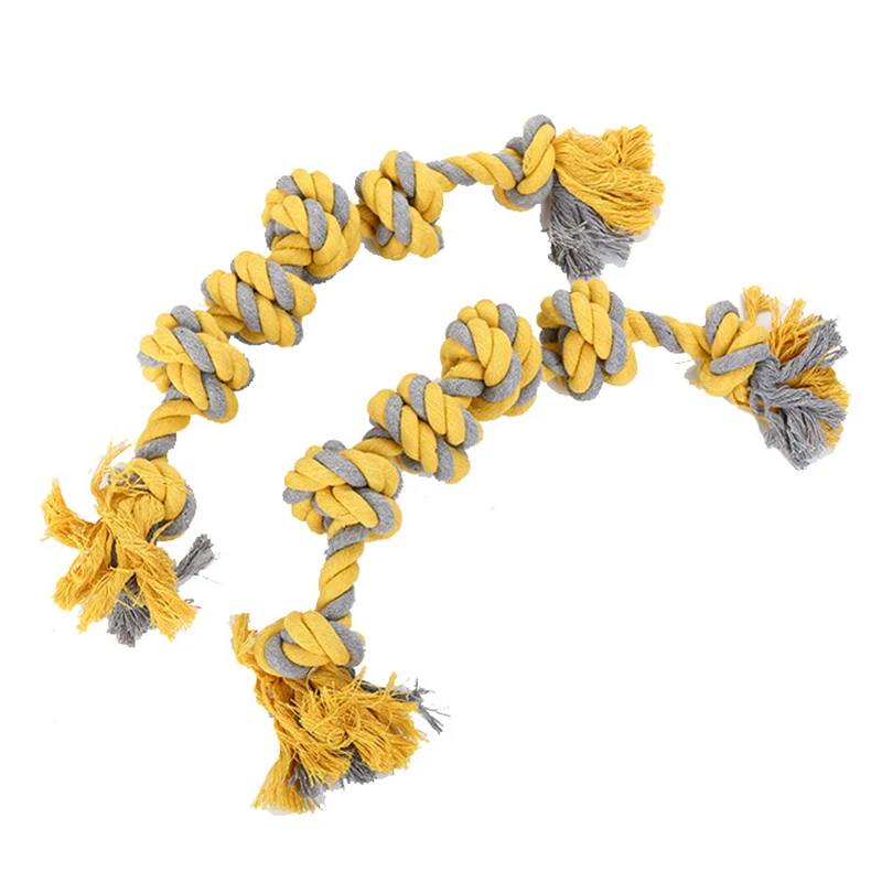 Four Knot Large Dog Toy Cotton Rope Chew Toys Funny Pet Bite Resistant Knot Molar Tooth Cleaning Tools training big dogs Toy
Four Knot Large Dog Toy Cotton Rope Chew Toys Funny Pet Bite Resistant Knot Molar Tooth Cleaning Tools training big dogs Toy