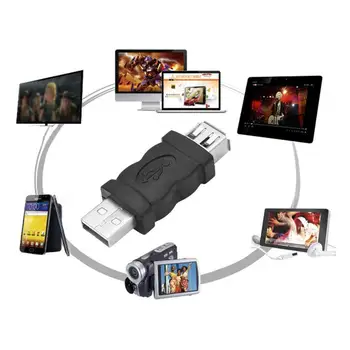 Firewire IEEE 1394 6 Pin Female to USB Type A Male Adaptor Adapter WX
Firewire IEEE 1394 6 Pin Female to USB Type A Male Adaptor Adapter WX
