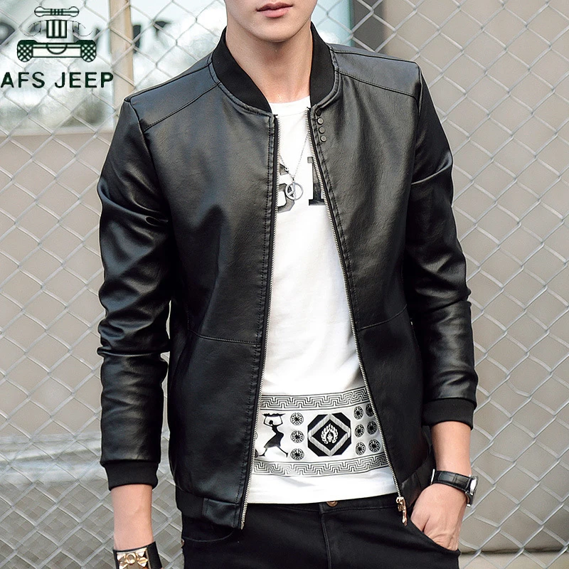 2019 Autumn Winter Men's Leather Jacket Coat Stand Collar Plus Size 4XL Causal Slim Fit Pu baseball Jackets hombre jaqueta couro
2019 Autumn Winter Men's Leather Jacket Coat Stand Collar Plus Size 4XL Causal Slim Fit Pu baseball Jackets hombre jaqueta couro