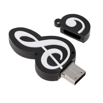USB 2.0 Stick Cute Cartoon Memory Stick Music Notes Symbol USB 2.0 Memory External USB Flash Drive Memory Stick 16GB
USB 2.0 Stick Cute Cartoon Memory Stick Music Notes Symbol USB 2.0 Memory External USB Flash Drive Memory Stick 16GB