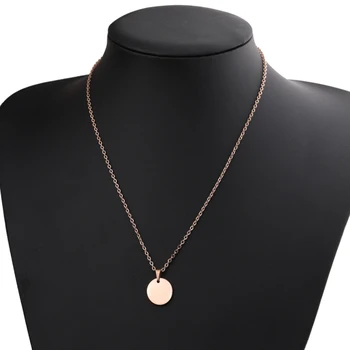 Fnixtar 20Pcs/Lot 8-30mm Round Disc Necklace Stainless Steel Sweater Chain Necklace Chain Rose Gold Pendant Necklace For Womens
Fnixtar 20Pcs/Lot 8-30mm Round Disc Necklace Stainless Steel Sweater Chain Necklace Chain Rose Gold Pendant Necklace For Womens