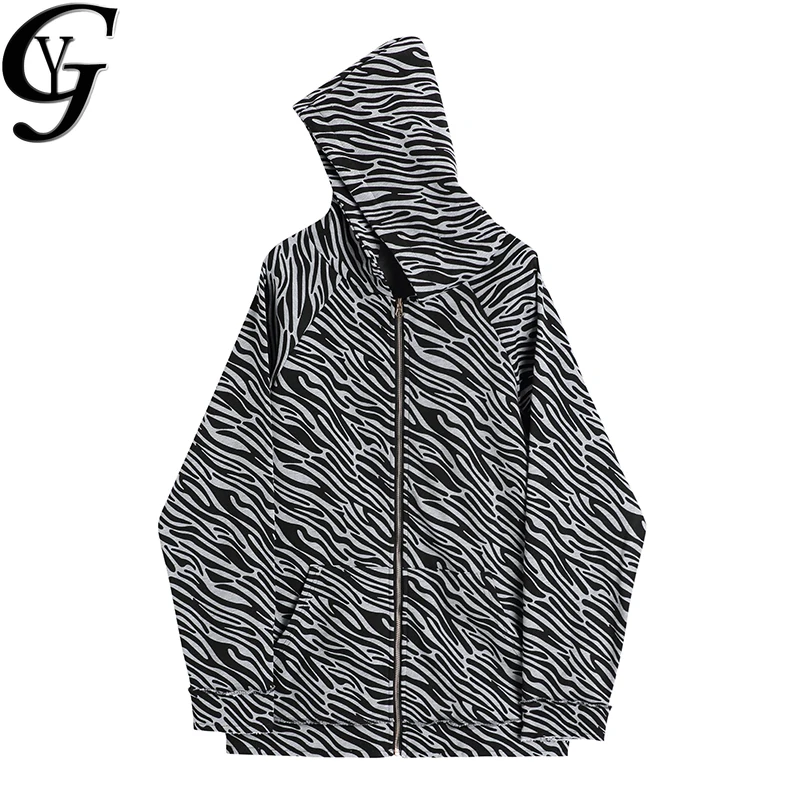 Harajuku Fashion Zebra Women Hooded Jacket Coat 2020 Korean Style Cardigan Zipper Coat Female Casual Long Sleeve Cotton Jacket
Harajuku Fashion Zebra Women Hooded Jacket Coat 2020 Korean Style Cardigan Zipper Coat Female Casual Long Sleeve Cotton Jacket