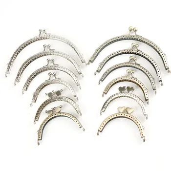 Metal Coin Purse Frame Semicircular Metal Coin Purse Clutch Bag frames Kiss Clasp Lock DIY Craft wallet accessaries
Metal Coin Purse Frame Semicircular Metal Coin Purse Clutch Bag frames Kiss Clasp Lock DIY Craft wallet accessaries
