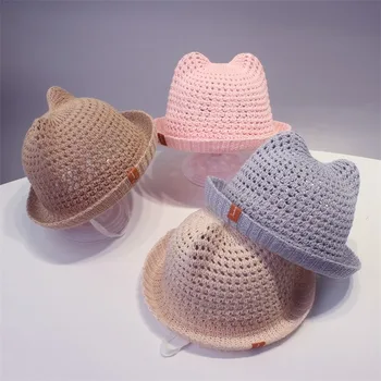 Summer Baby Hat Children Mesh Breathable Straw Hats Kids Boy Girl Cap Toddler Infant Cat Ears Sunhat Baby Photography Props
Summer Baby Hat Children Mesh Breathable Straw Hats Kids Boy Girl Cap Toddler Infant Cat Ears Sunhat Baby Photography Props