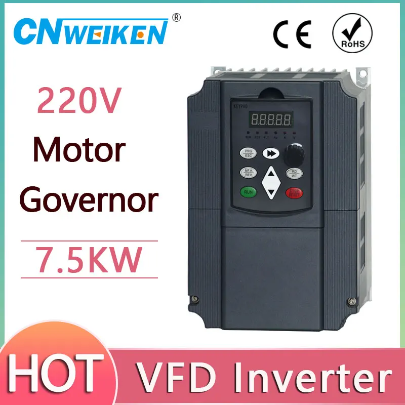 VFD 2.2KW 7.5KW Frequency Converter 3P 220V Output CNC Spindle motor speed Control VFD Converter 220V
VFD 2.2KW 7.5KW Frequency Converter 3P 220V Output CNC Spindle motor speed Control VFD Converter 220V