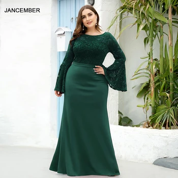 JANCEMBER EP00914 Round Neck Lace Lotus Leaf Sleeve Slim Long Women Mermaid Dress Evening Dress 2020 robe de soiree 2020
JANCEMBER EP00914 Round Neck Lace Lotus Leaf Sleeve Slim Long Women Mermaid Dress Evening Dress 2020 robe de soiree 2020
