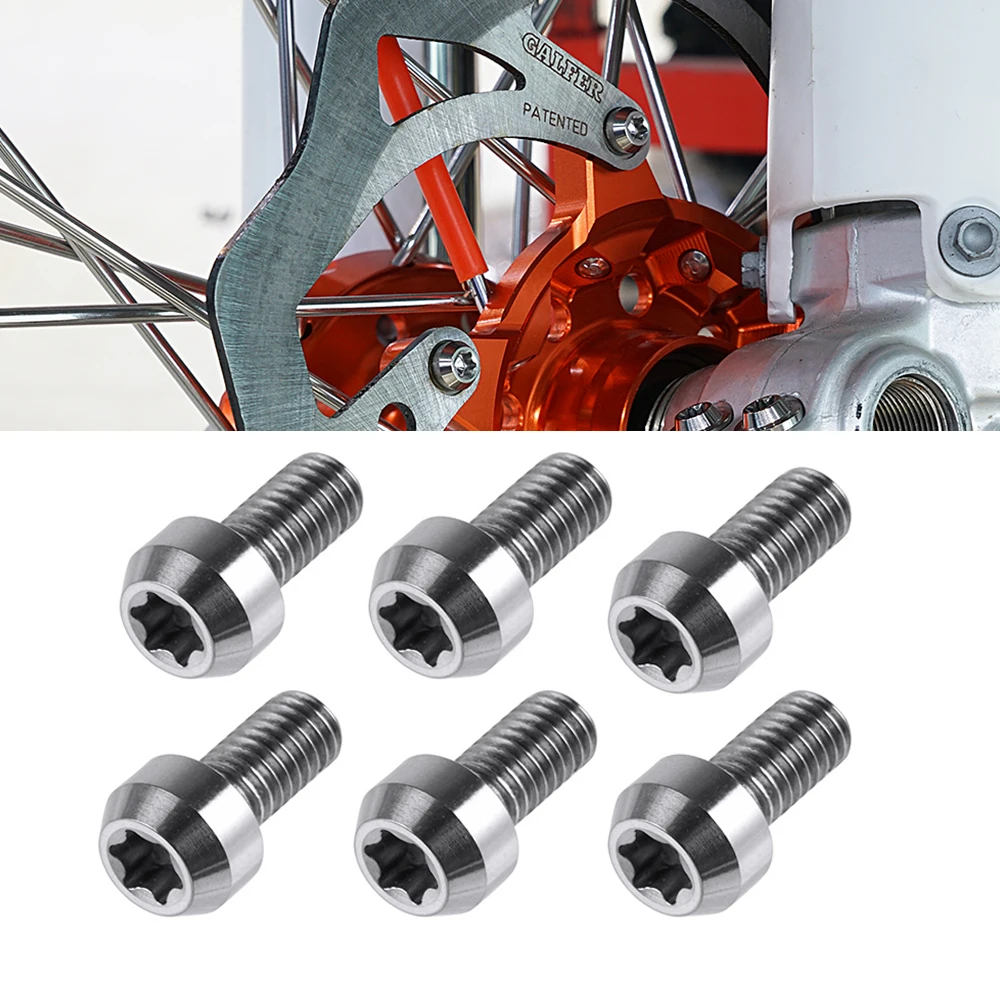 Disc Brake Rotor Bolts For KTM 125-530 SX SXF XC XC-F EXC EXC-F XCW Husaberg FE250 FE450 FE501 TE125 Huaqvarna TC FC TX FX TE FE 
Disc Brake Rotor Bolts For KTM 125-530 SX SXF XC XC-F EXC EXC-F XCW Husaberg FE250 FE450 FE501 TE125 Huaqvarna TC FC TX FX TE FE