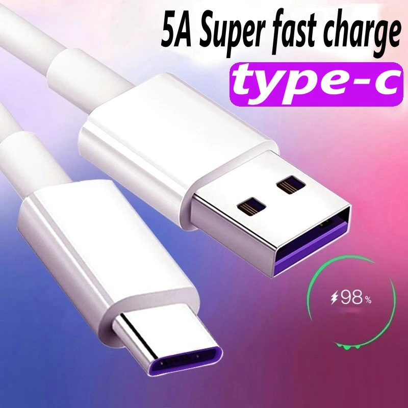 5A Supercharge Type C USB Cable For Huawei P20 Lite P30 P40 Pro Honor 10 20 30 Redmi Note 9 Fast Charge USB C Type C Phone Cable
5A Supercharge Type C USB Cable For Huawei P20 Lite P30 P40 Pro Honor 10 20 30 Redmi Note 9 Fast Charge USB C Type C Phone Cable