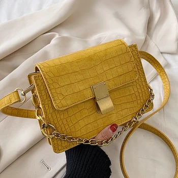 Fashion Crocodile Pattern PU Leather Flap Bags for Women Simple Shoulder Crossbody Handbags Chain Cross Body Bag Clutch Purse
Fashion Crocodile Pattern PU Leather Flap Bags for Women Simple Shoulder Crossbody Handbags Chain Cross Body Bag Clutch Purse