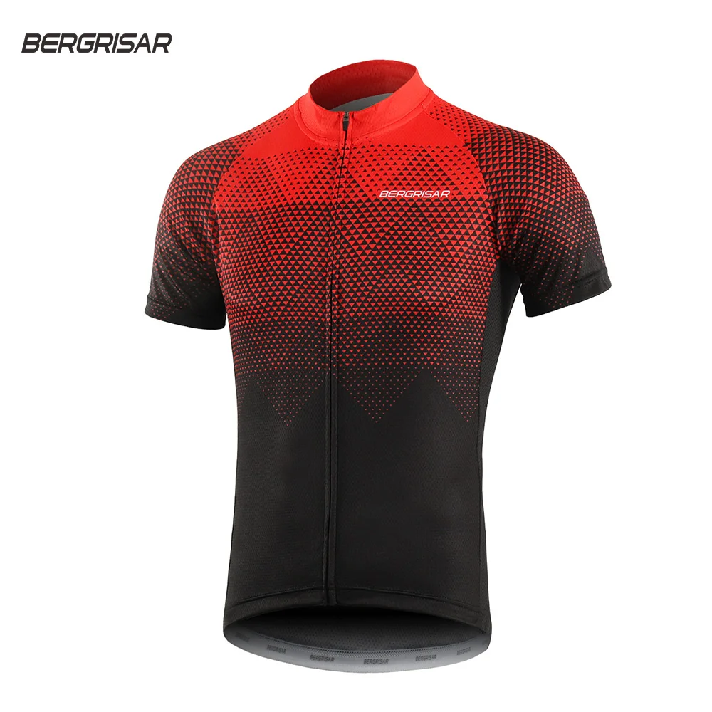BERGRISAR Men's Cycling Jersey Short Sleeves MTB Bike Bicycle Shirts Bright Breathable Cycling Tops Clothing
BERGRISAR Men's Cycling Jersey Short Sleeves MTB Bike Bicycle Shirts Bright Breathable Cycling Tops Clothing