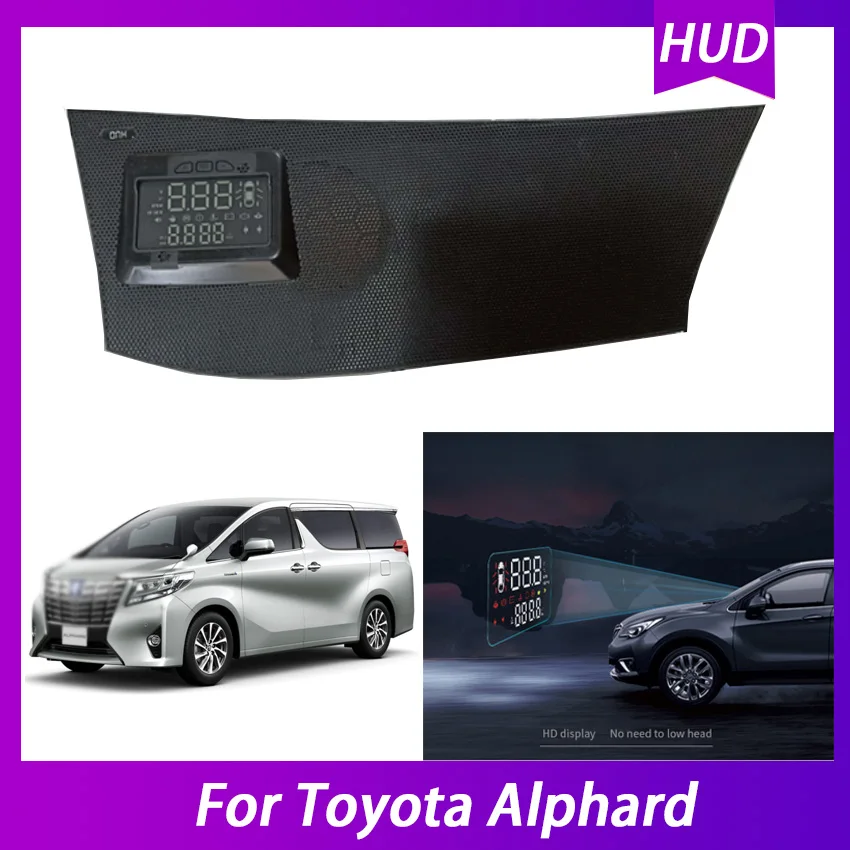 Car Head Up Display Digital Speedometer HUD For Toyota Alphard Electronic Accessories Safe Driving Screen Alarm System
Car Head Up Display Digital Speedometer HUD For Toyota Alphard Electronic Accessories Safe Driving Screen Alarm System