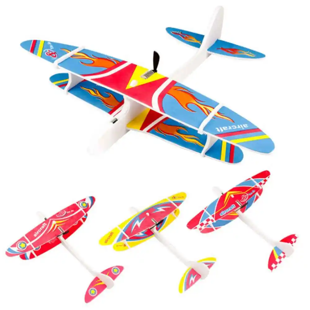 Airplanes Capacitor Electric Hand Launch Throwing Glider Aircraft Inertial Foam Toy Plane Model Outdoor Toy Educational Toys
Airplanes Capacitor Electric Hand Launch Throwing Glider Aircraft Inertial Foam Toy Plane Model Outdoor Toy Educational Toys