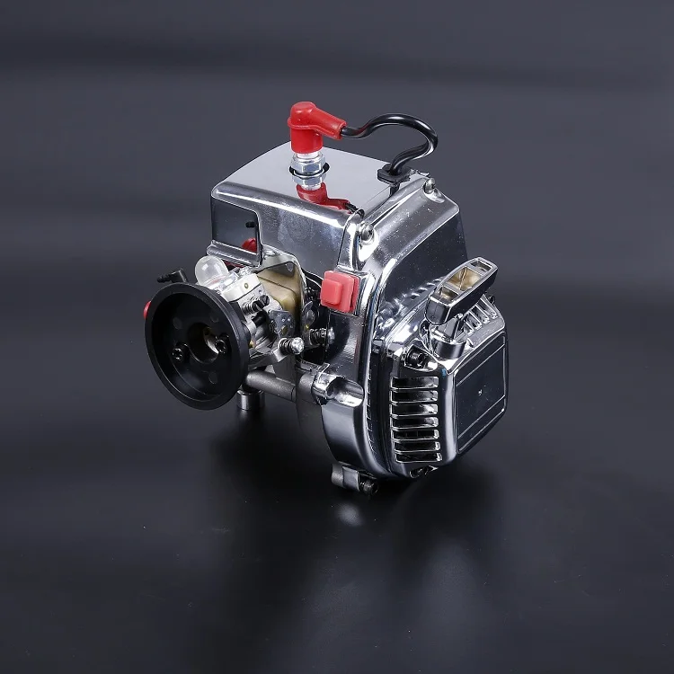 30.5cc Single-Cylinder Two-Stroke 2.856 Hp Four-Point Fixed Engine For 1/5 Rovan HPI KM RC Car Upgrade Chrome Plated Appearance
30.5cc Single-Cylinder Two-Stroke 2.856 Hp Four-Point Fixed Engine For 1/5 Rovan HPI KM RC Car Upgrade Chrome Plated Appearance