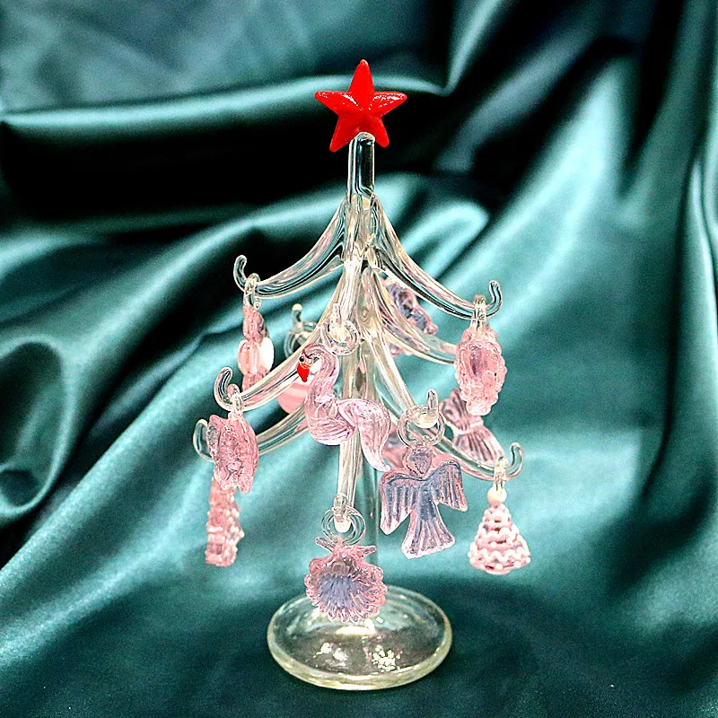 Glass Christmas Tree Pink Angel, Rose, Bow, Flamingo, Butterfly, Foot, Heart, Shell, Marble Ball, Flower Xmas Decor Accessories
Glass Christmas Tree Pink Angel, Rose, Bow, Flamingo, Butterfly, Foot, Heart, Shell, Marble Ball, Flower Xmas Decor Accessories