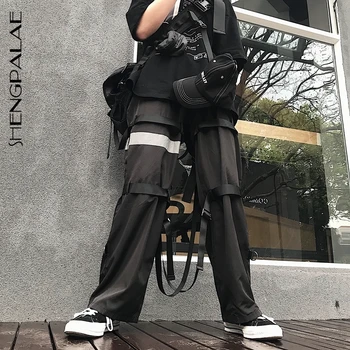 SHENGPALAE 2020 summer Vintage Patchwork Joggers Sweatpants Harajuku Woman Trousers Elastics Reflective High Waist Pants ZA2473
SHENGPALAE 2020 summer Vintage Patchwork Joggers Sweatpants Harajuku Woman Trousers Elastics Reflective High Waist Pants ZA2473