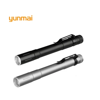 2019 New Mini Penlight 2000LM Waterproof LED Flashlight Torch Zoom Adjustable Focus Lantern Portable Light use 2*AAA 
2019 New Mini Penlight 2000LM Waterproof LED Flashlight Torch Zoom Adjustable Focus Lantern Portable Light use 2*AAA