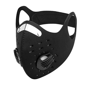 Anti-dust Mask Protective Mask 2 Valve 2 Filters Exhaust Gas Pollen Allergy PM2.5 Breathable Face Mouth Mask for Cycling Black
Anti-dust Mask Protective Mask 2 Valve 2 Filters Exhaust Gas Pollen Allergy PM2.5 Breathable Face Mouth Mask for Cycling Black