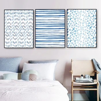 Blue Nordic Abstract Wall Pictures Poster Print Canvas Painting Calligraphy Decor for Living Room Bedroom Home Decor Frameless
Blue Nordic Abstract Wall Pictures Poster Print Canvas Painting Calligraphy Decor for Living Room Bedroom Home Decor Frameless