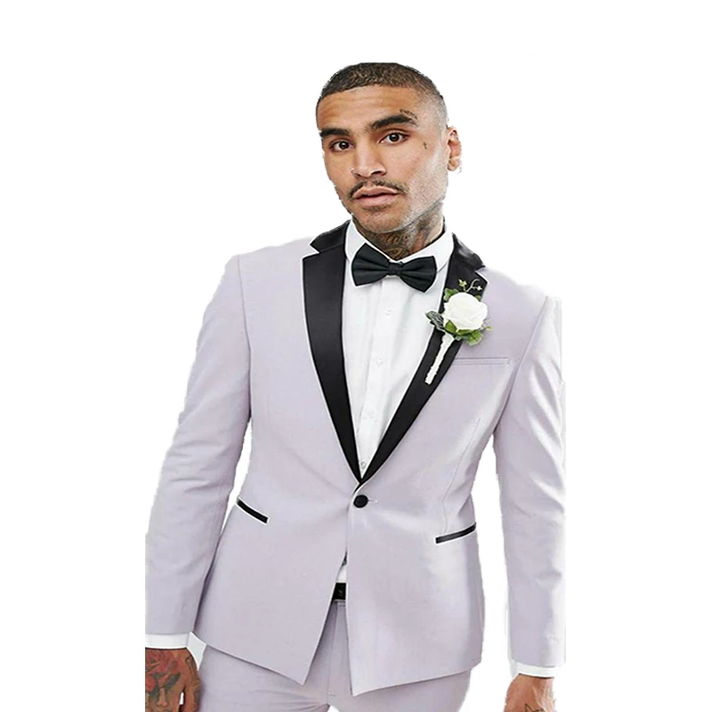 2020 Groom Tuxedos One Button Notch Lapel Groom Groomsmen Best Man 2 Piece Suit Mens Wedding Suits Wedding Dress (Jacket+Pants)
2020 Groom Tuxedos One Button Notch Lapel Groom Groomsmen Best Man 2 Piece Suit Mens Wedding Suits Wedding Dress (Jacket+Pants)